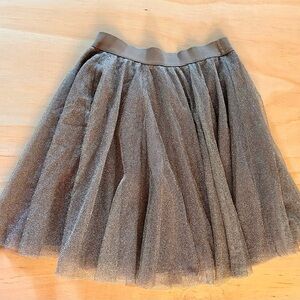 LC Lauren Conrad Gray Tulle Skirt- XS